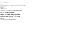 Desktop Screenshot of holyfamilyinstituteofnursing.org